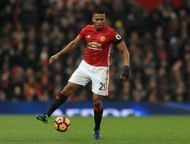 MANCHESTER, ENGLAND - FEBRUARY 11:  Luis Antonio Valencia of Manchester United in action during the Premier League match between Watford and Manchester United at Old Trafford on February 11, 2017 in Manchester, England.  (Photo by Richard Heathcote/Getty Images)